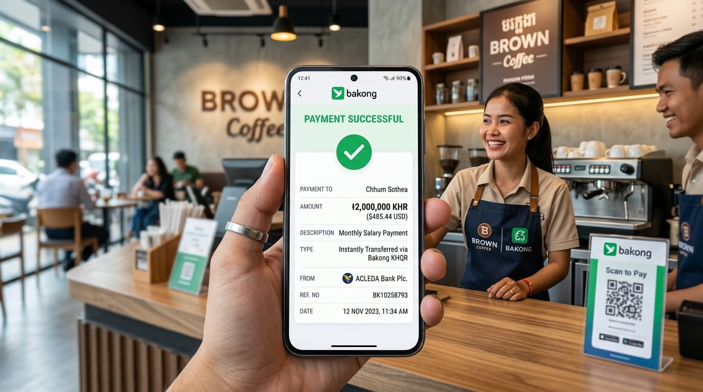 Bakong KHQR Bulk Payroll: Eliminating Cash Envelopes & Banking Fees for Cambodian Employers — AttendKH