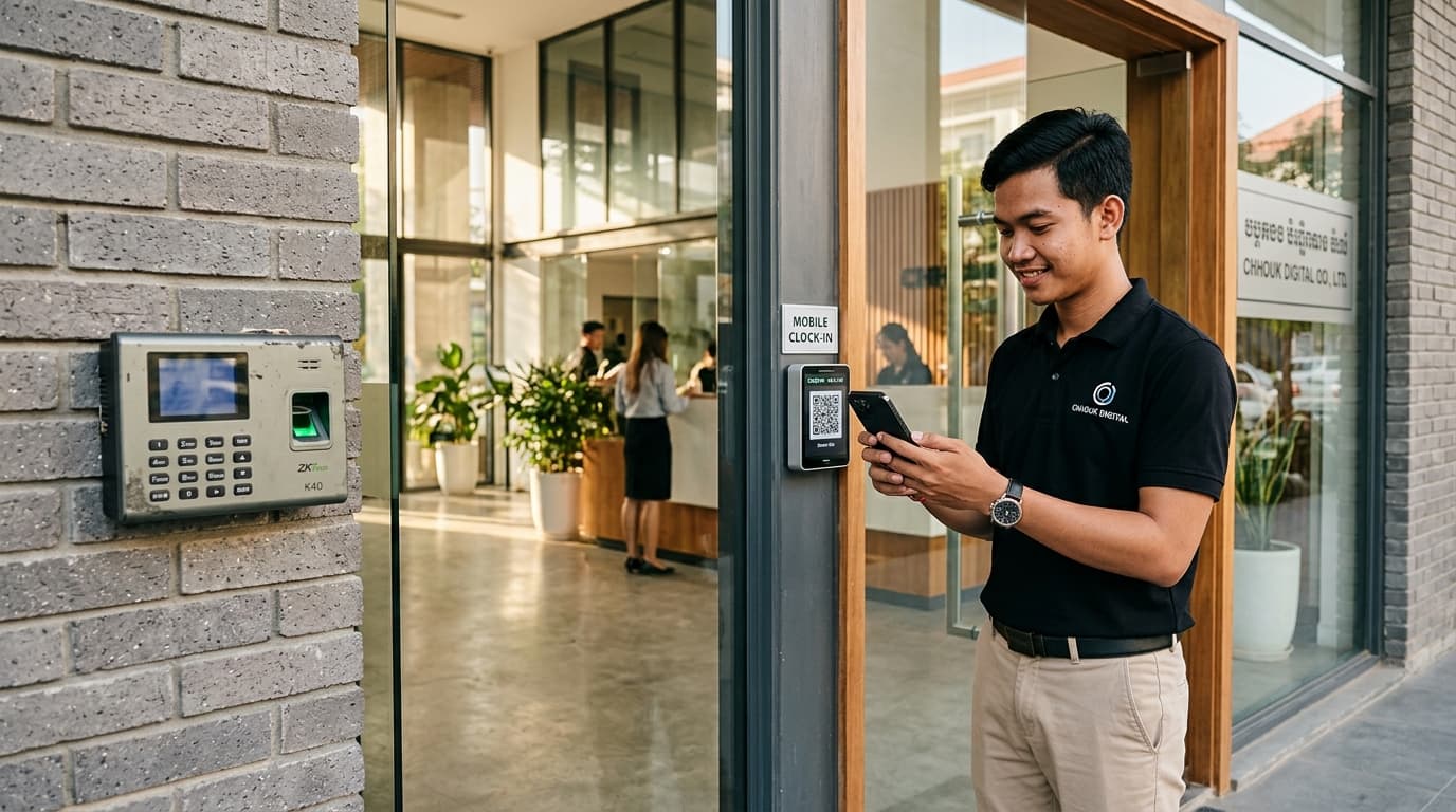 GPS Attendance vs Fingerprint Machines: Which Works Better for Cambodian Businesses? — AttendKH
