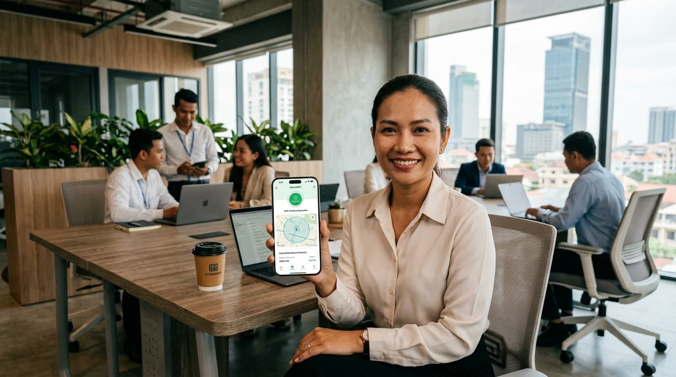 The Best HR App in Cambodia (2026): Modern Mobile Attendance, Bakong Payroll & Labor Law Compliance — AttendKH