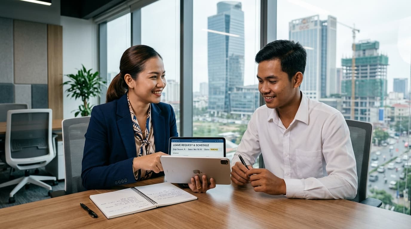 How to Manage Employee Leave and Attendance Together in Cambodia — AttendKH